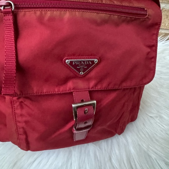 Prada Red Nylon Crossbody - Picture 5 of 9